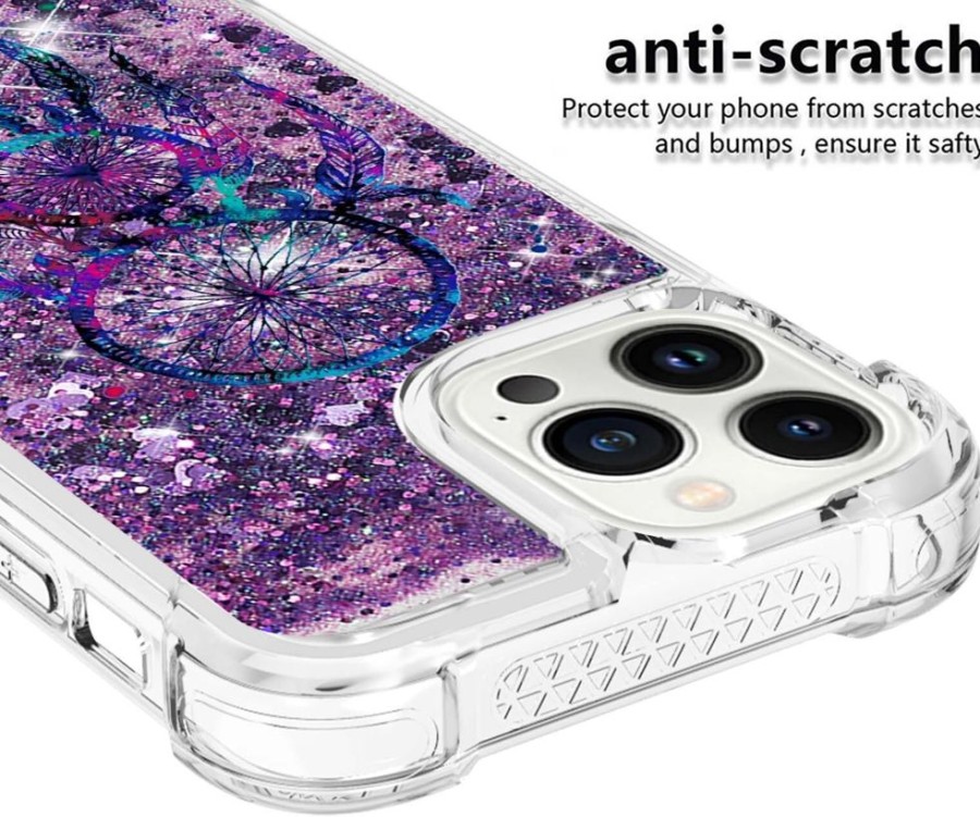 Iphone Trolsk Lastentarvikkeet | Trolsk Liquid Glitter Case - Dreamcatcher (Iphone 14)