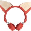 Iphone Forever Lastentarvikkeet | Forever Sweet Animal Headphones - Foxy