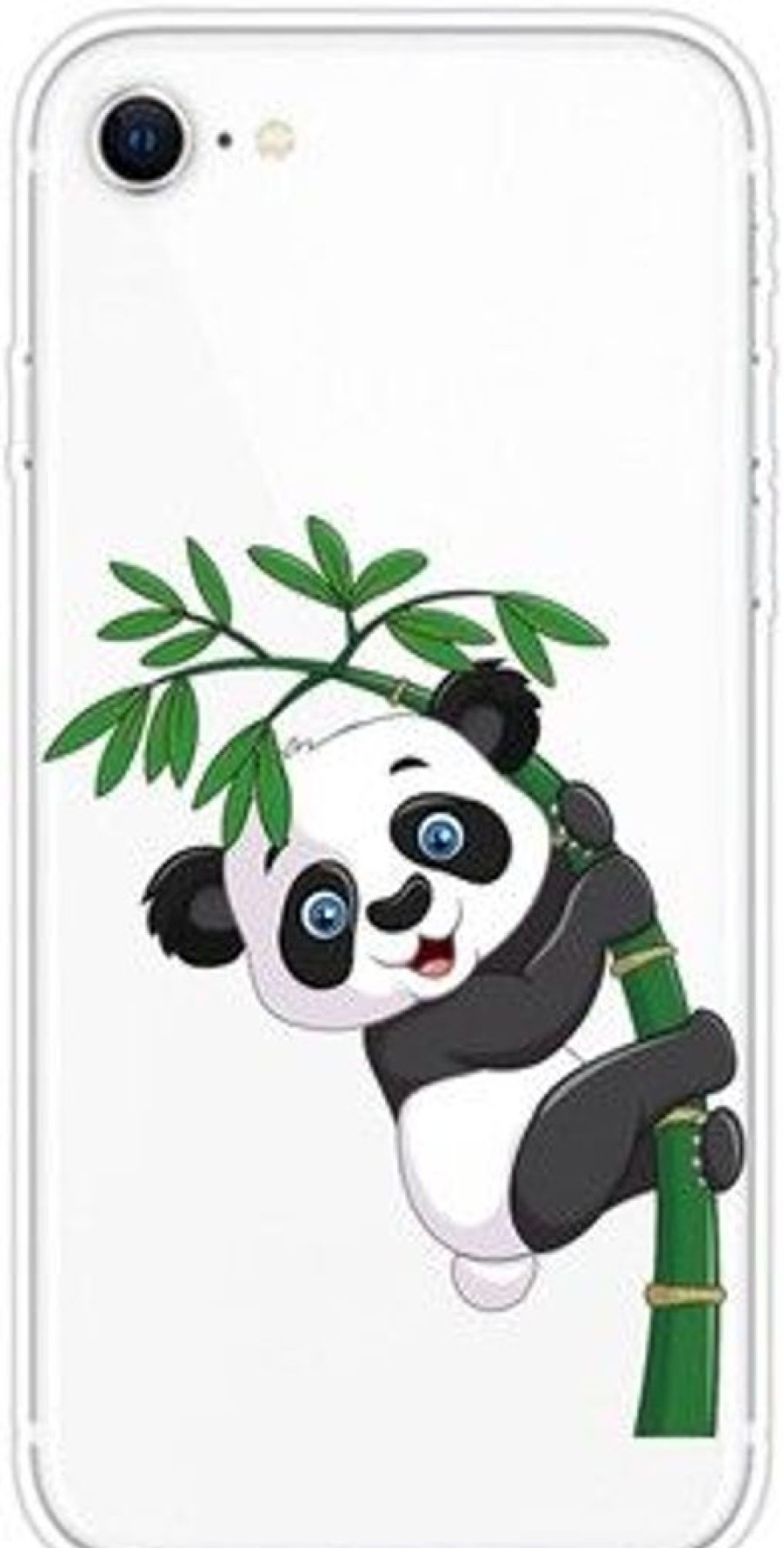 Iphone Trolsk Kuoret & Kotelot | Trolsk Tpu -Kotelo - Happy Panda (Iphone Se3/Se2/8/7)