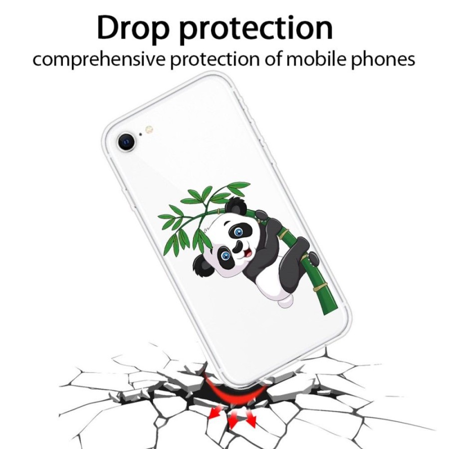 Iphone Trolsk Kuoret & Kotelot | Trolsk Tpu -Kotelo - Happy Panda (Iphone Se3/Se2/8/7)