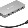 Mac Sandberg Haaroittimet | Sandberg Usb-C - 4 X Usb-C -Keskitin