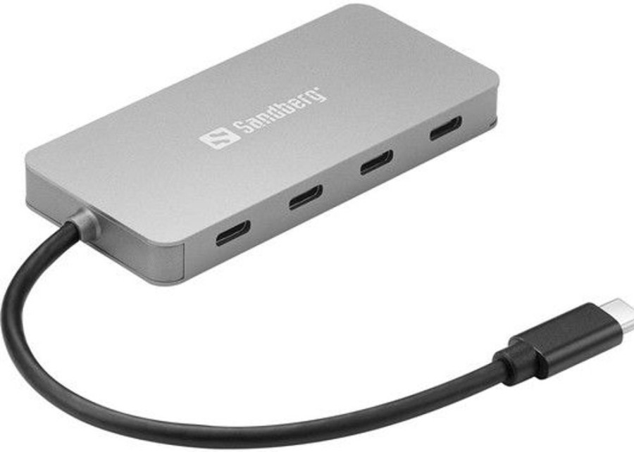 Mac Sandberg Haaroittimet | Sandberg Usb-C - 4 X Usb-C -Keskitin