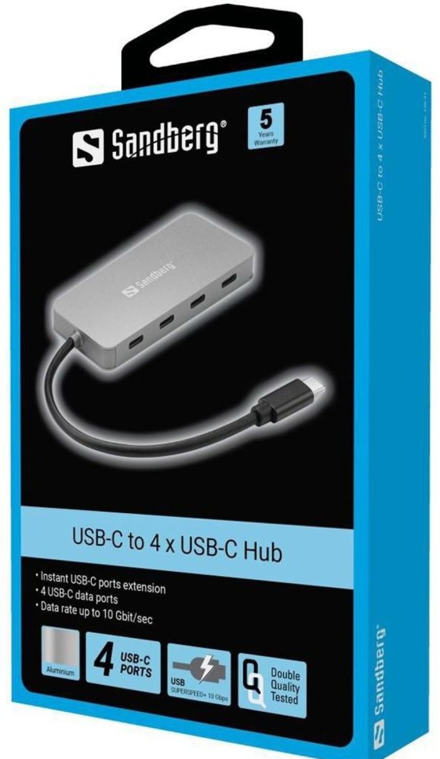 Mac Sandberg Haaroittimet | Sandberg Usb-C - 4 X Usb-C -Keskitin