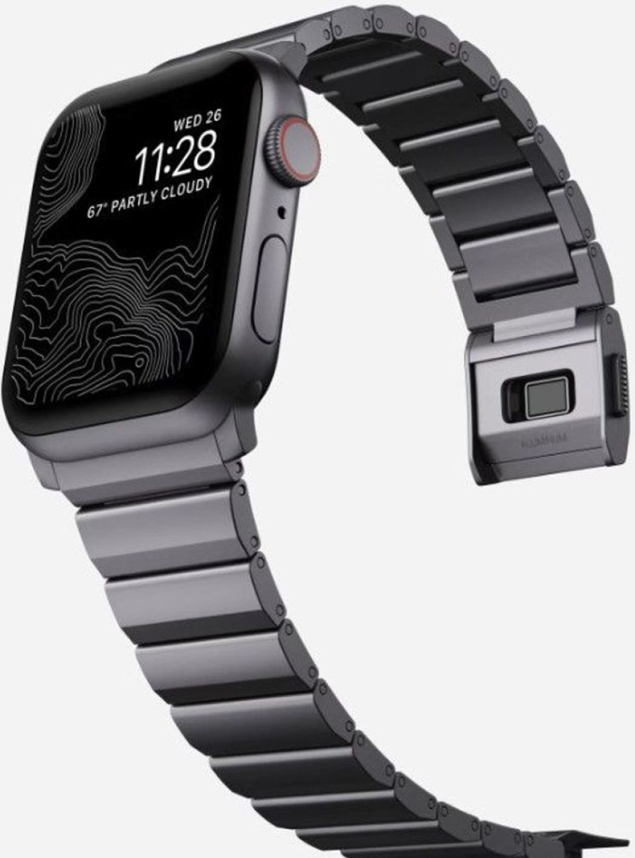 Apple Watch Nomad Kasivarsihihna | Nomad Alumiiniranneke (Kello 42/44/45/49Mm)