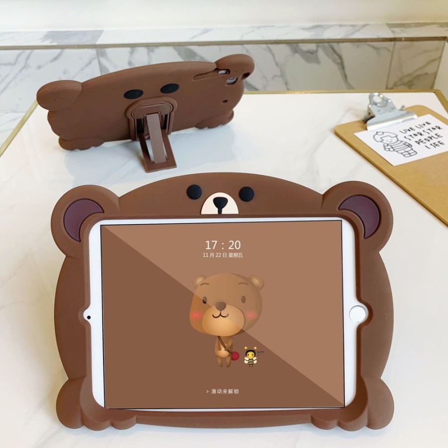 Ipad Trolsk Vanhemmat Laitteet | Trolsk Kids Case - Brown Bear (Ipad Air 3)