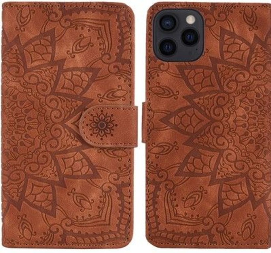 Iphone Trolsk Kuoret & Kotelot | Trolsk Imprint Mandala Lompakko (Iphone 13 Pro)