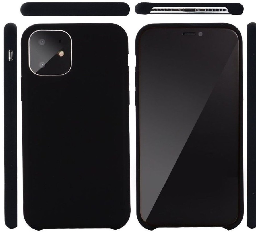 Iphone Trolsk Kuoret & Kotelot | Trolsk Black Silicone Shell (Iphone 11)