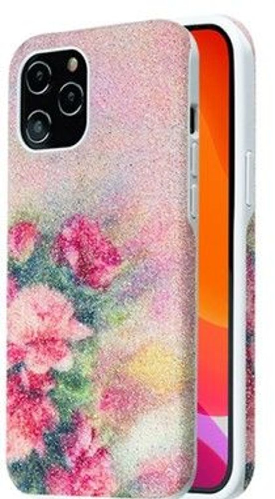 Iphone Kingxbar Kuoret & Kotelot | Kingxbar Glitter Case - Rose Flower (Iphone 12/12 Pro)