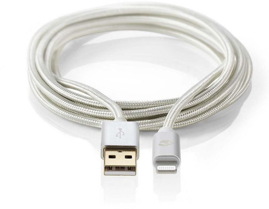 Ipad Nedis Laturit | Nedis Fabritallic Usb-A-Lightning-Kaapeli