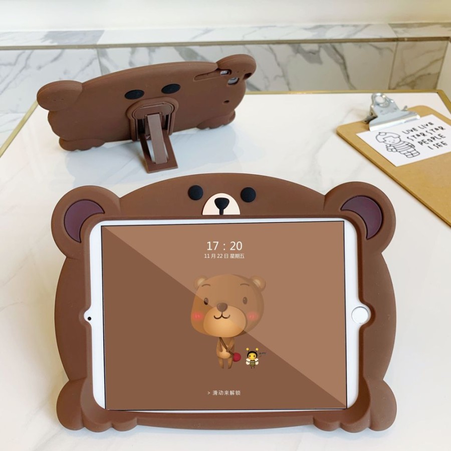 Ipad Trolsk Vanhemmat Laitteet | Trolsk Kids Case - Brown Bear (Ipad 10.2)