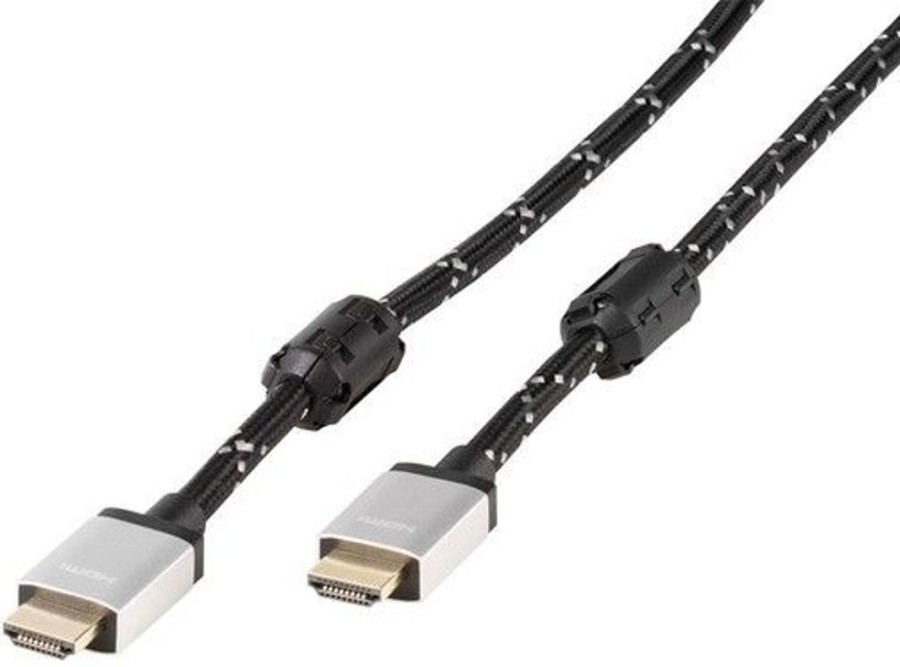 Apple Tv Vivanco Yleiset Tarvikkeet | Vivanco Premium Ultra Hd High Speed Hdmi-Kaapeli Ethernetilla - 2 Metria