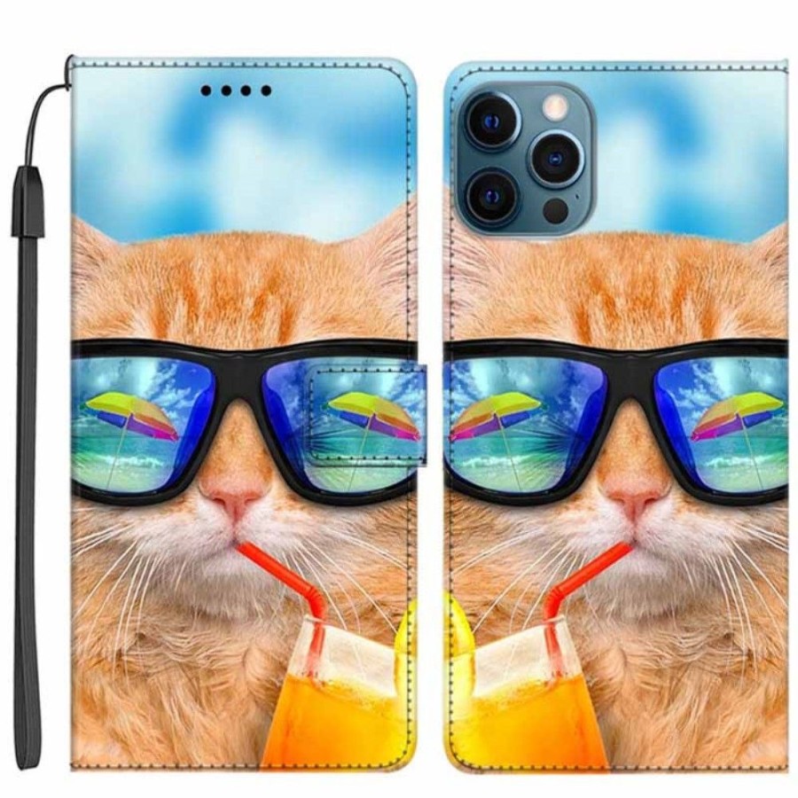 Iphone Trolsk Lastentarvikkeet | Trolsk Drinking Cat Wallet (Iphone 14 Pro)