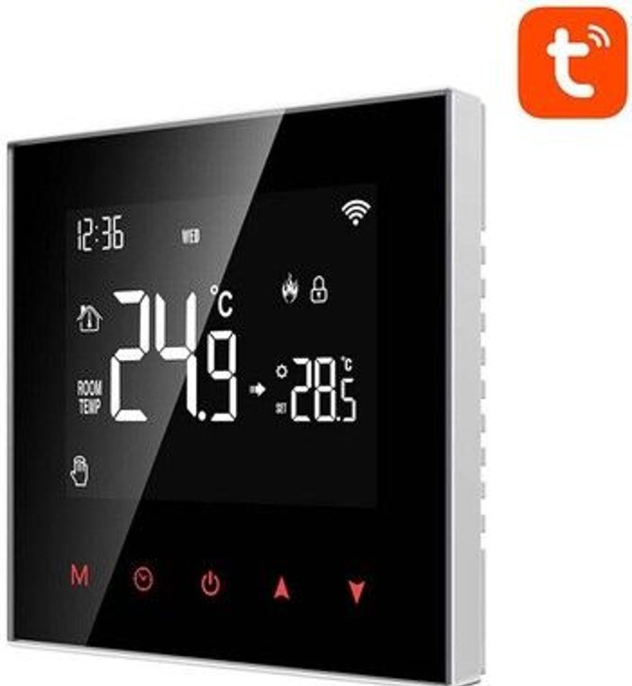 Alykkaat Kodit Avatto Ilmasto | Avatto Smart Boiler Heating Thermostat Wt100 (Wifi)