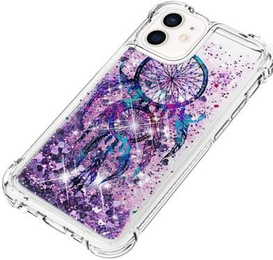 Iphone Trolsk Lastentarvikkeet | Trolsk Liquid Glitter Case - Dreamcatcher (Iphone 14 Pro)