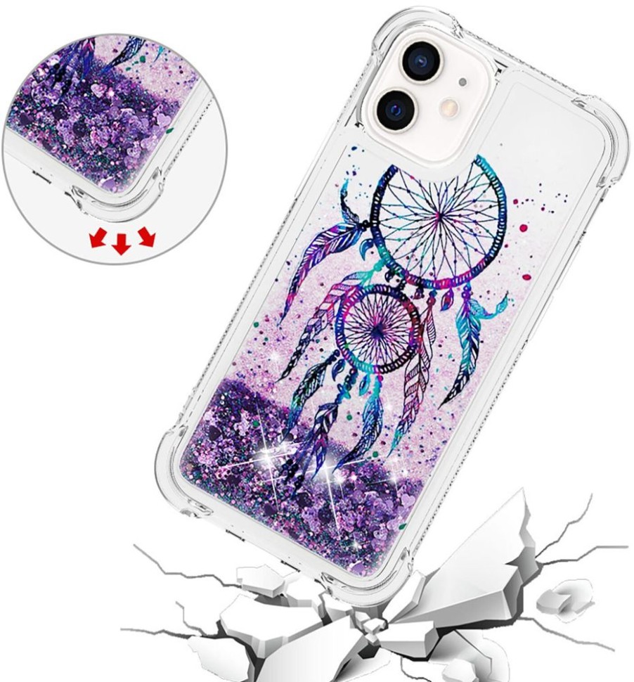 Iphone Trolsk Lastentarvikkeet | Trolsk Liquid Glitter Case - Dreamcatcher (Iphone 14 Pro)