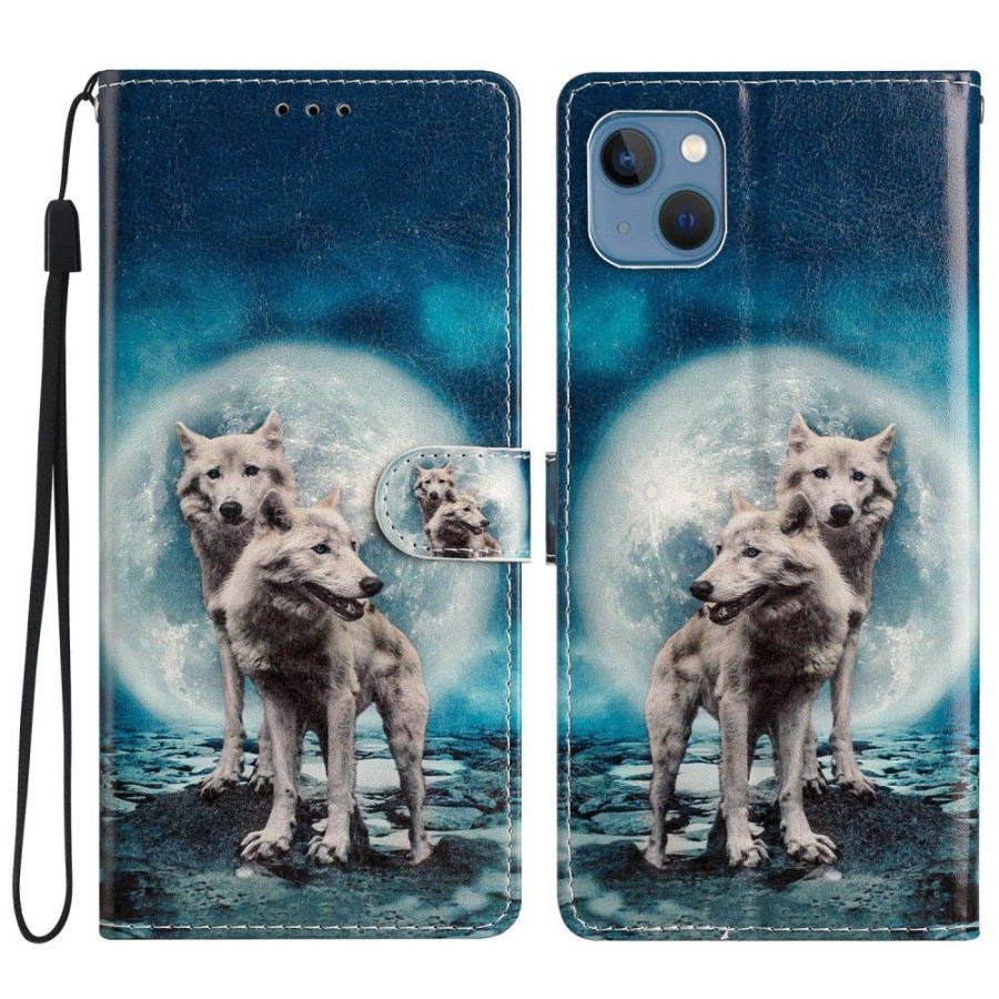 Iphone Trolsk Lastentarvikkeet | Trolsk Two Wolves Wallet (Iphone 14)