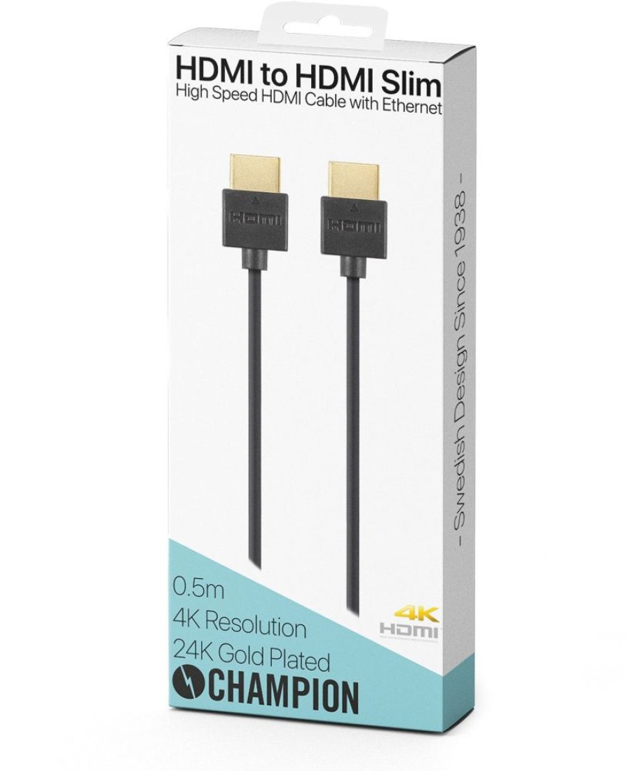 Mac Champion Yleiset Mac-Lisavarusteet | Champion Slim Hdmi-Kabel