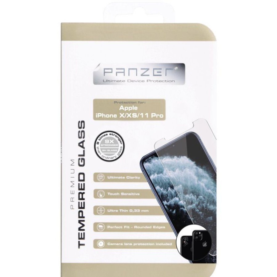 Iphone Panzer Naytonsuojat | Panzer Tempered Screen Protector V2 (Iphone 11 Pro/X/Xs)