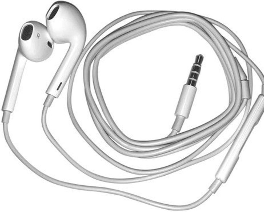 Mac Apple Yleiset Mac-Lisavarusteet | Apple Earpods Med Fjarrkontroll Och Mikrofon