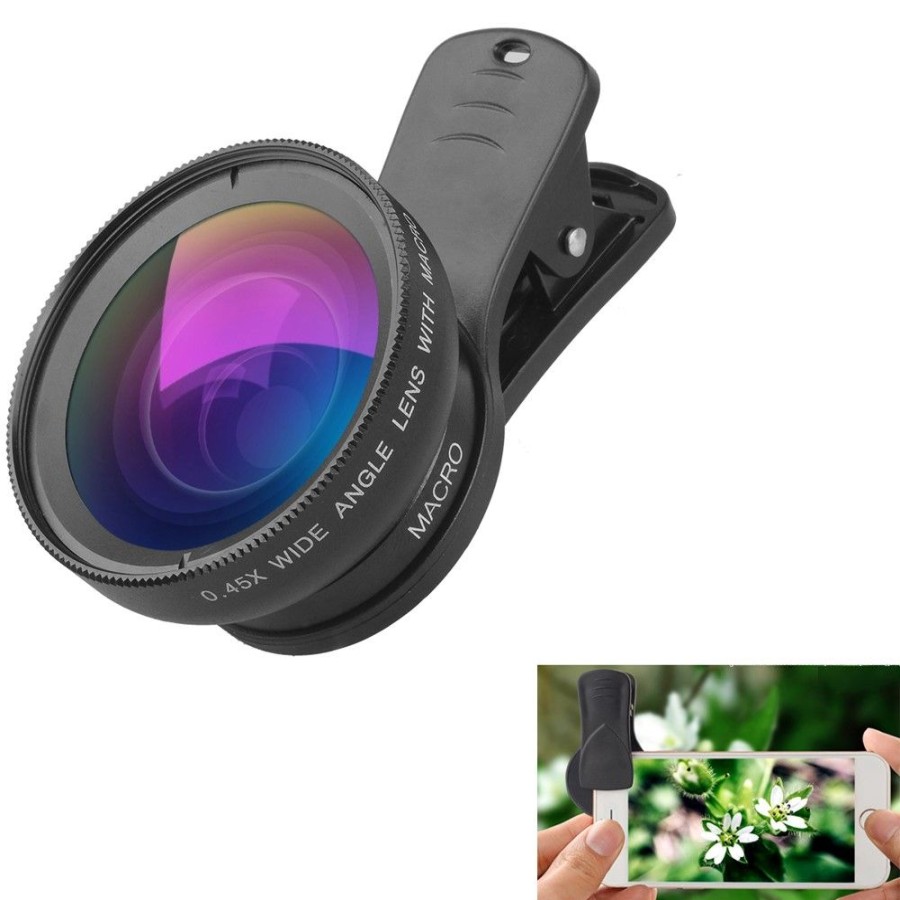 Iphone Apexel Valo- Ja Videokuvaus | Apexel 2-In-1 Wide Angle And Macro Lens