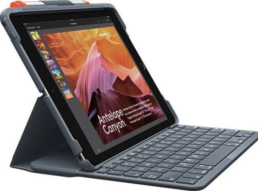 Ipad Logitech Kuoret & Kotelot | Logitech Slim Folio Keyboard (Ipad 10,2)