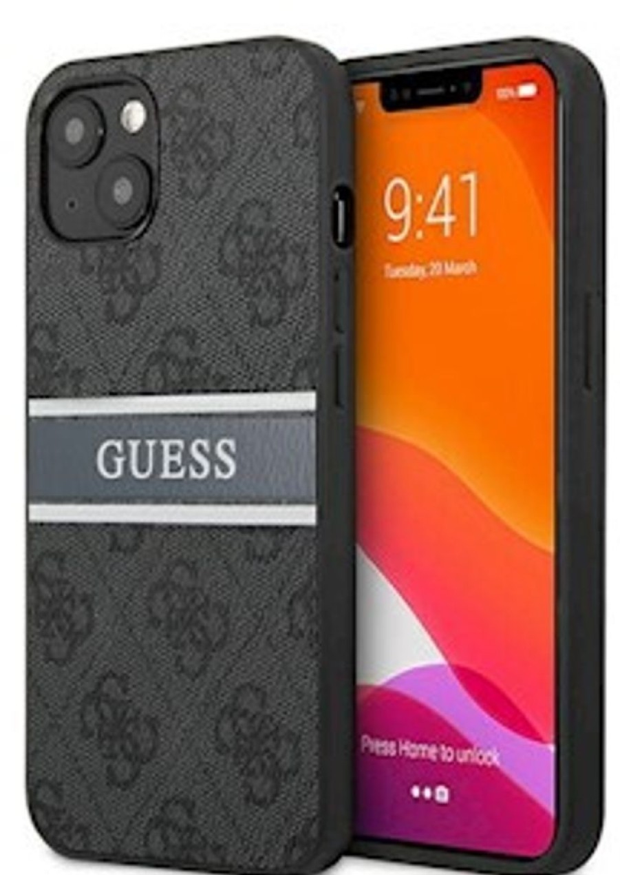 Iphone Guess Kuoret & Kotelot | Guess 4G Stripe -Kotelo (Iphone 13 Mini) - Svart