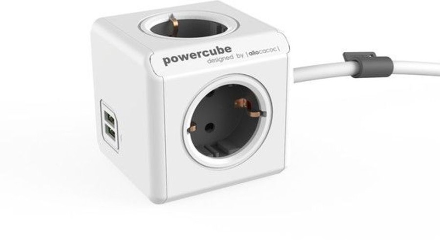 Ipad Allocacoc Laturit | Allocacoc Powercube Extended 1,5M 2Xusb