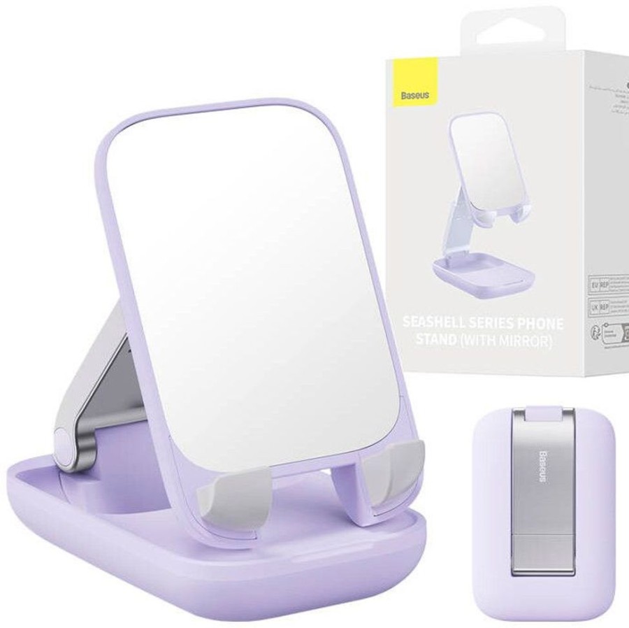 Iphone Baseus Telineet | Baseus Folding Phone Stand With Mirror