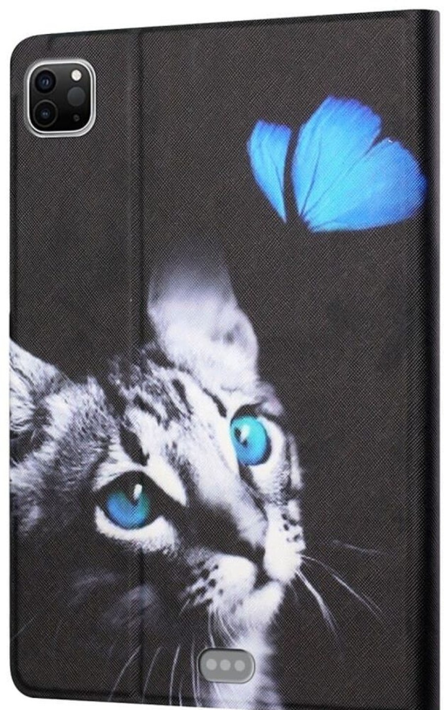 Ipad Trolsk Vanhemmat Laitteet | Trolsk Card Slot Folio - Cat & Butterfly (Ipad Pro 11/Ipad Air 5/Air 4)