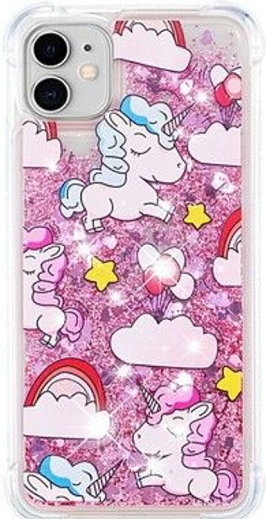 Iphone Trolsk Vanhemmat Laitteet | Trolsk Liquid Glitter Case - Unicorn (Iphone 11)