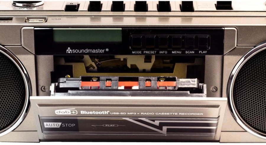 Ipad Soundmaster Yleiset Lisavarusteet | Soundmaster Srr70 Retro Kassettradio Bluetoothilla