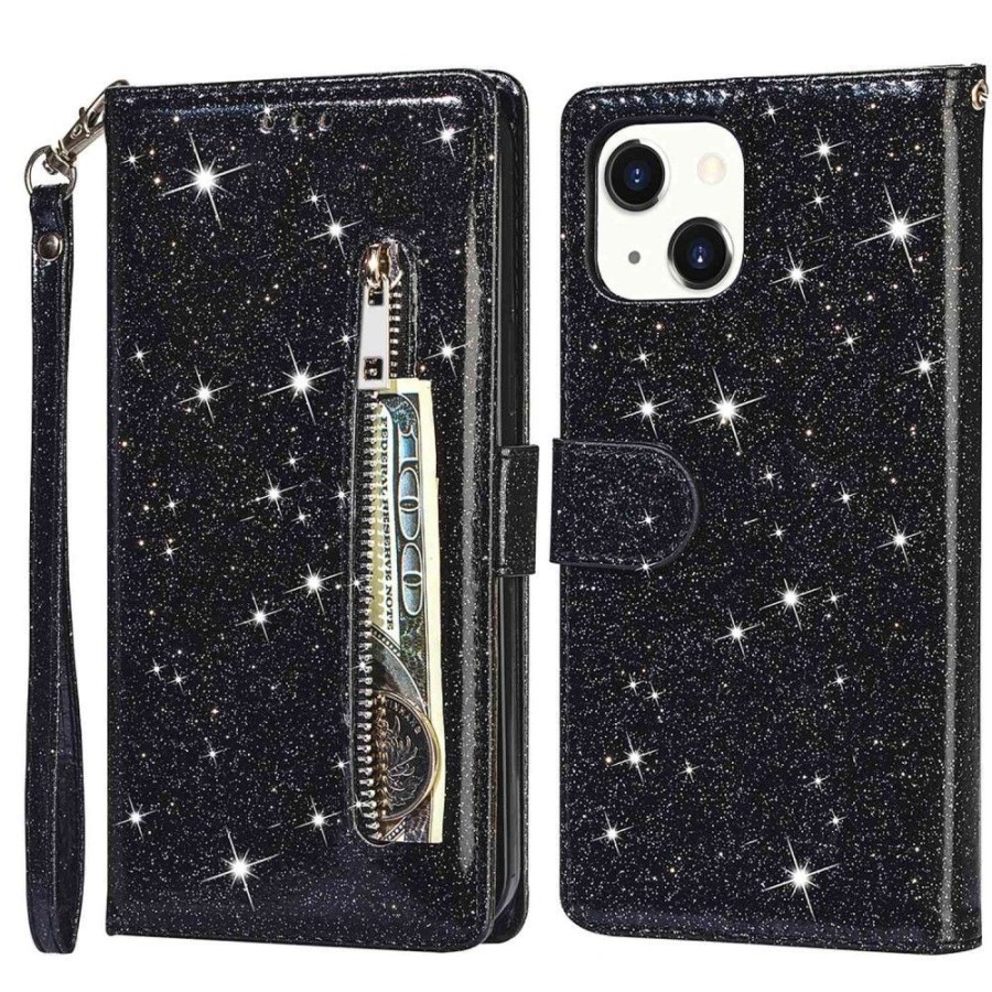 Iphone Trolsk Vanhemmat Laitteet | Trolsk Glitter Wallet (Iphone 15)