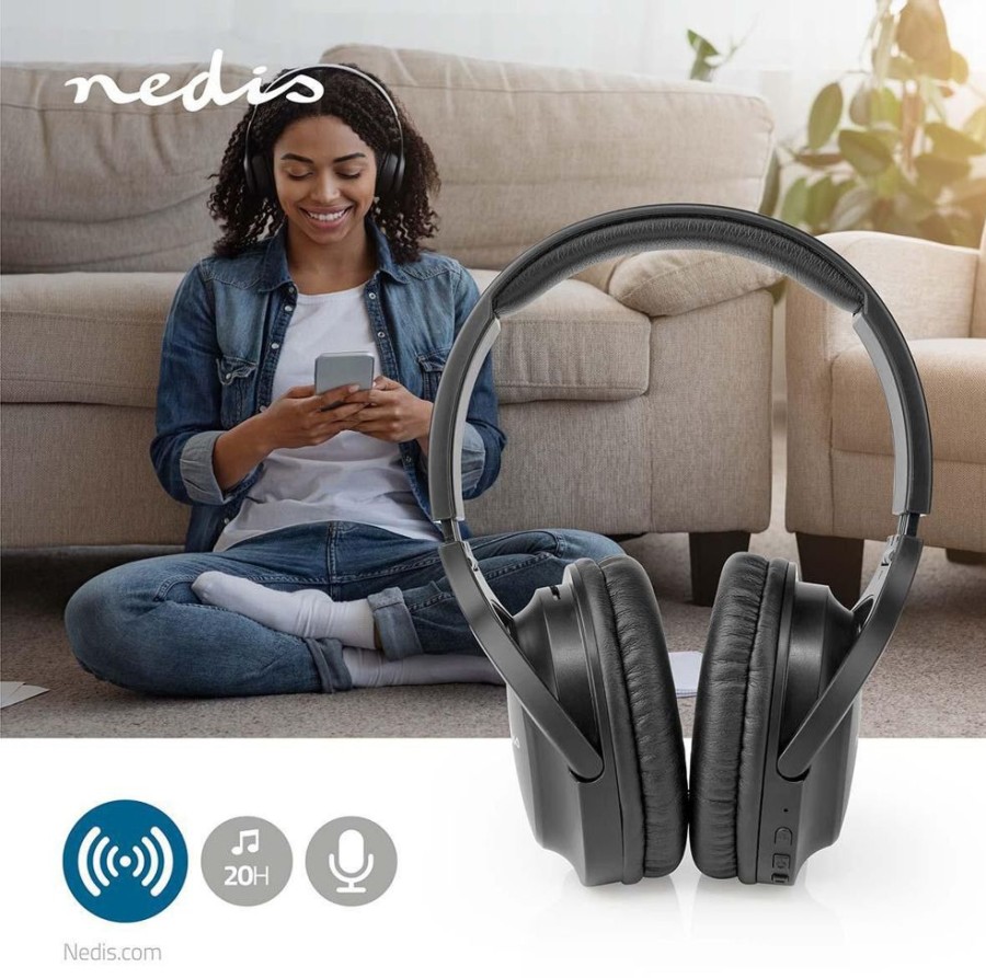 Iphone Nedis Bluetooth | Nedis Over-Ear -Kuulokkeet Bluetoothilla