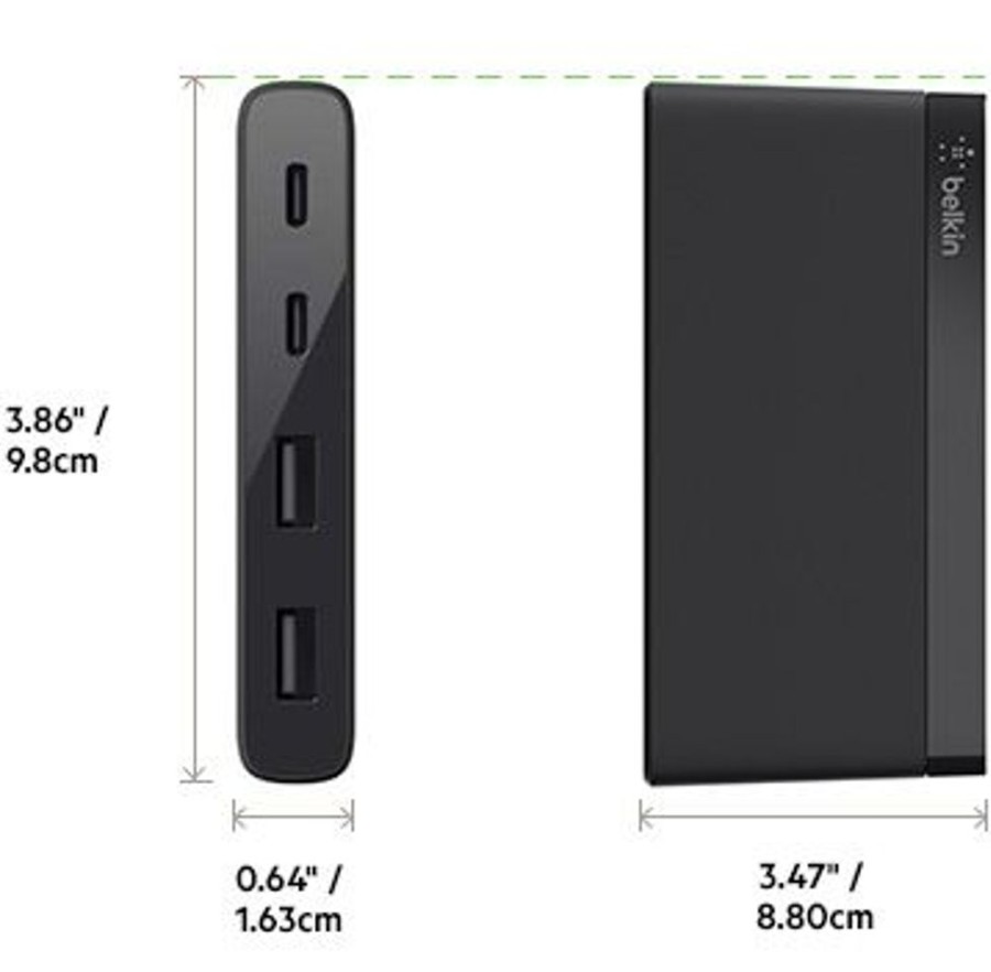 Mac Belkin Haaroittimet | Belkin Usb-C 4-Port Mini Hub