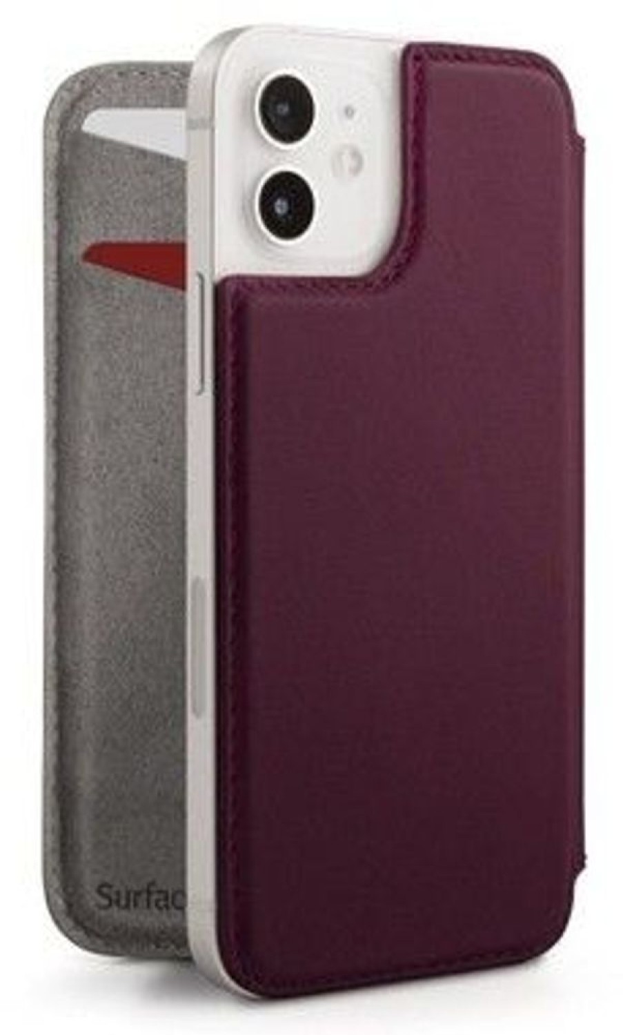 Iphone Twelve South Kuoret & Kotelot | Twelve South Surfacepad (Iphone 12 Mini) - Viininpunainen