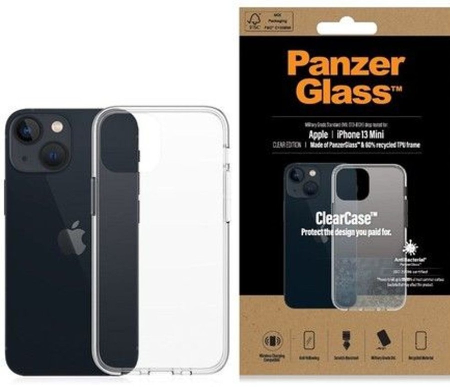 Iphone PanzerGlass Kuoret & Kotelot | Panzerglass Clearcase (Iphone 13 Mini)