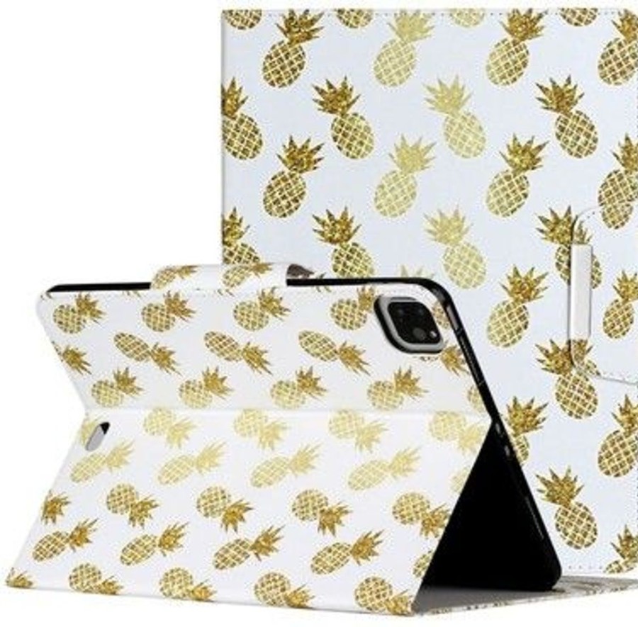 Ipad Trolsk Kuoret & Kotelot | Trolsk Flip Cover - Pineapple (Ipad Pro 11)