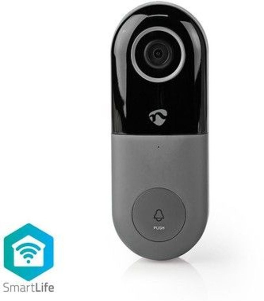 Alykkaat Kodit Nedis Soittokellot | Nedis Smartlife Wi-Fi Smart Video Doorbell