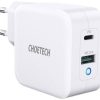 Mac Cecotec Lataaminen | Choetech Pd8002 65 W 2-Porttinen Pd-Laturi Gan + Usb-C-Kaapeli