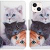 Iphone Trolsk Lastentarvikkeet | Trolsk Three Cats Wallet (Iphone 14)