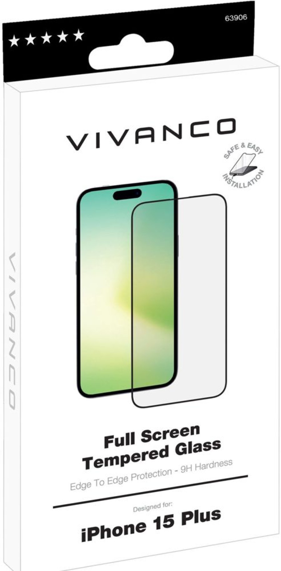 Iphone Vivanco Naytonsuojat | Vivanco Koko Nayton Karkaistu Lasi (Iphone 15 Plus)