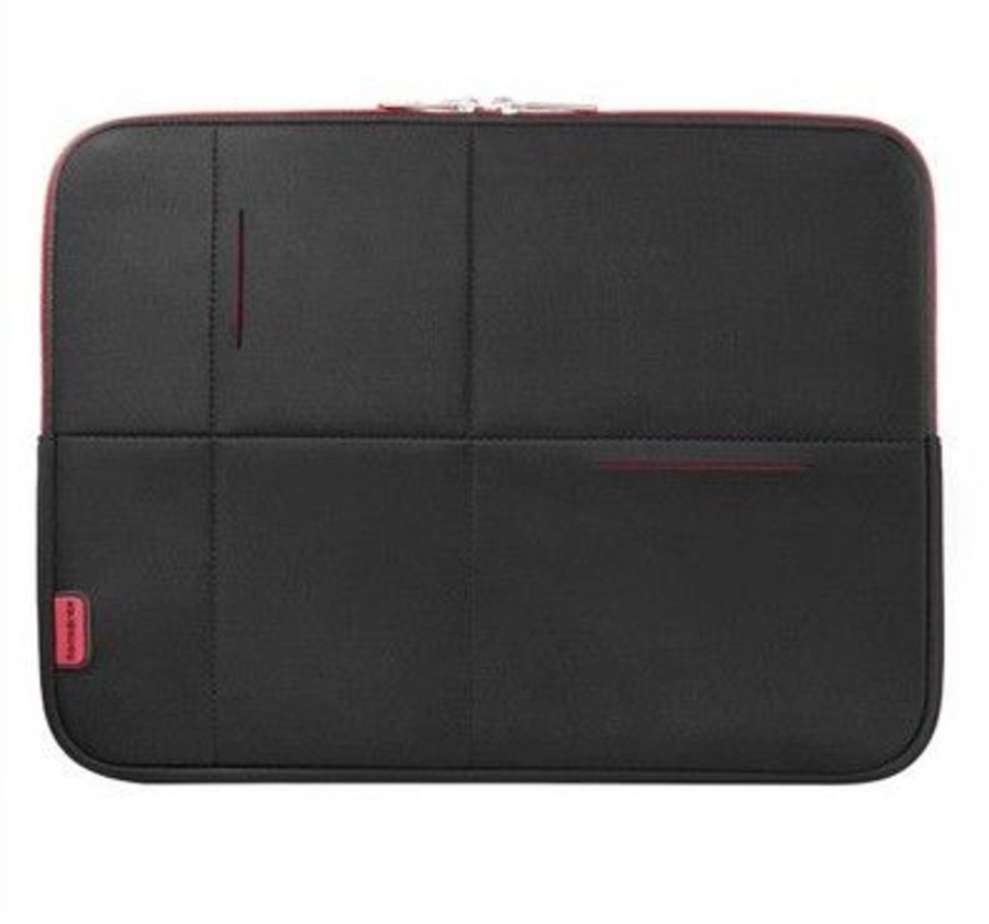 Mac Samsonite Tietokonelaukut | Samsonite Airglow Sleeve (15") - Musta/Punainen