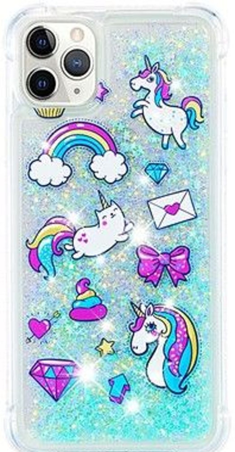 Iphone Trolsk Vanhemmat Laitteet | Trolsk Liquid Glitter Case - Kids Dream (Iphone 11 Pro)