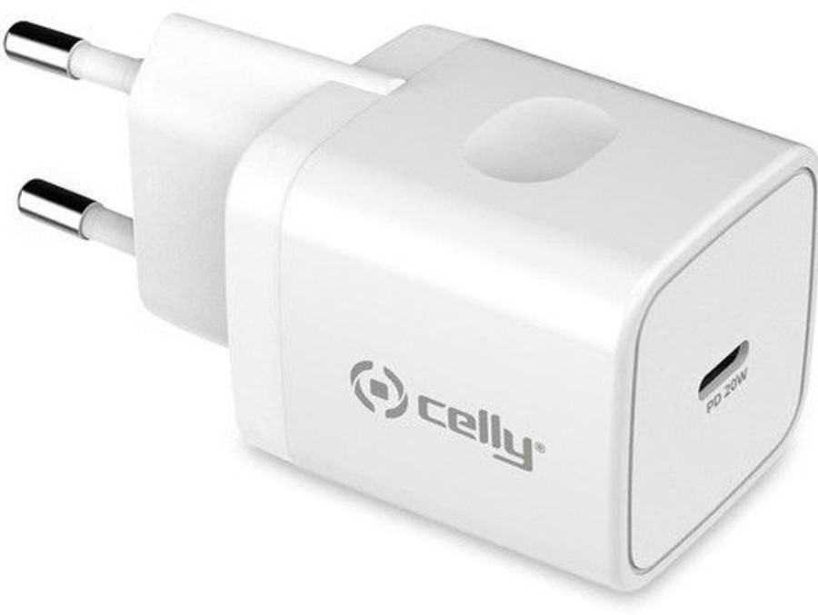 Ipad Celly Vanhemmat Laitteet | Celly Usb-C -Seinalaturi 20W