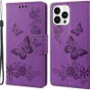 Iphone Trolsk Lastentarvikkeet | Trolsk Imprint Butterfly Wallet (Iphone 14 Pro)