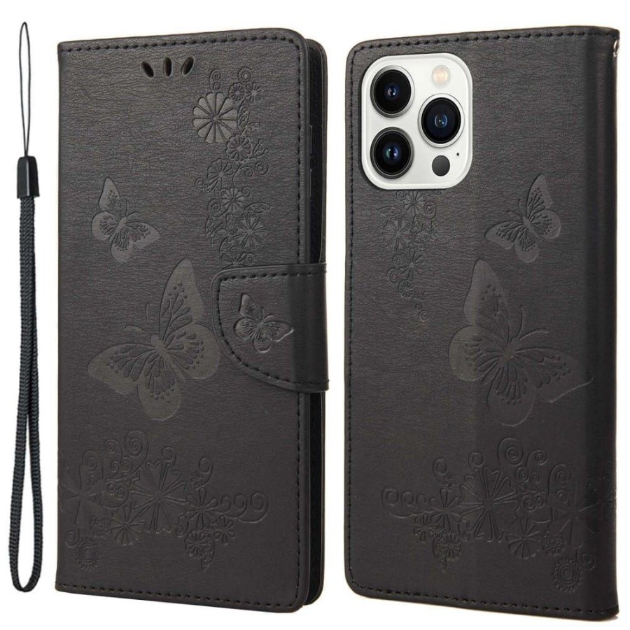 Iphone Trolsk Lastentarvikkeet | Trolsk Imprint Butterfly Wallet (Iphone 14 Pro)